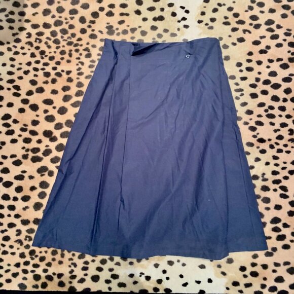 MaxMara Weekend Navy cotton skirt, size 14